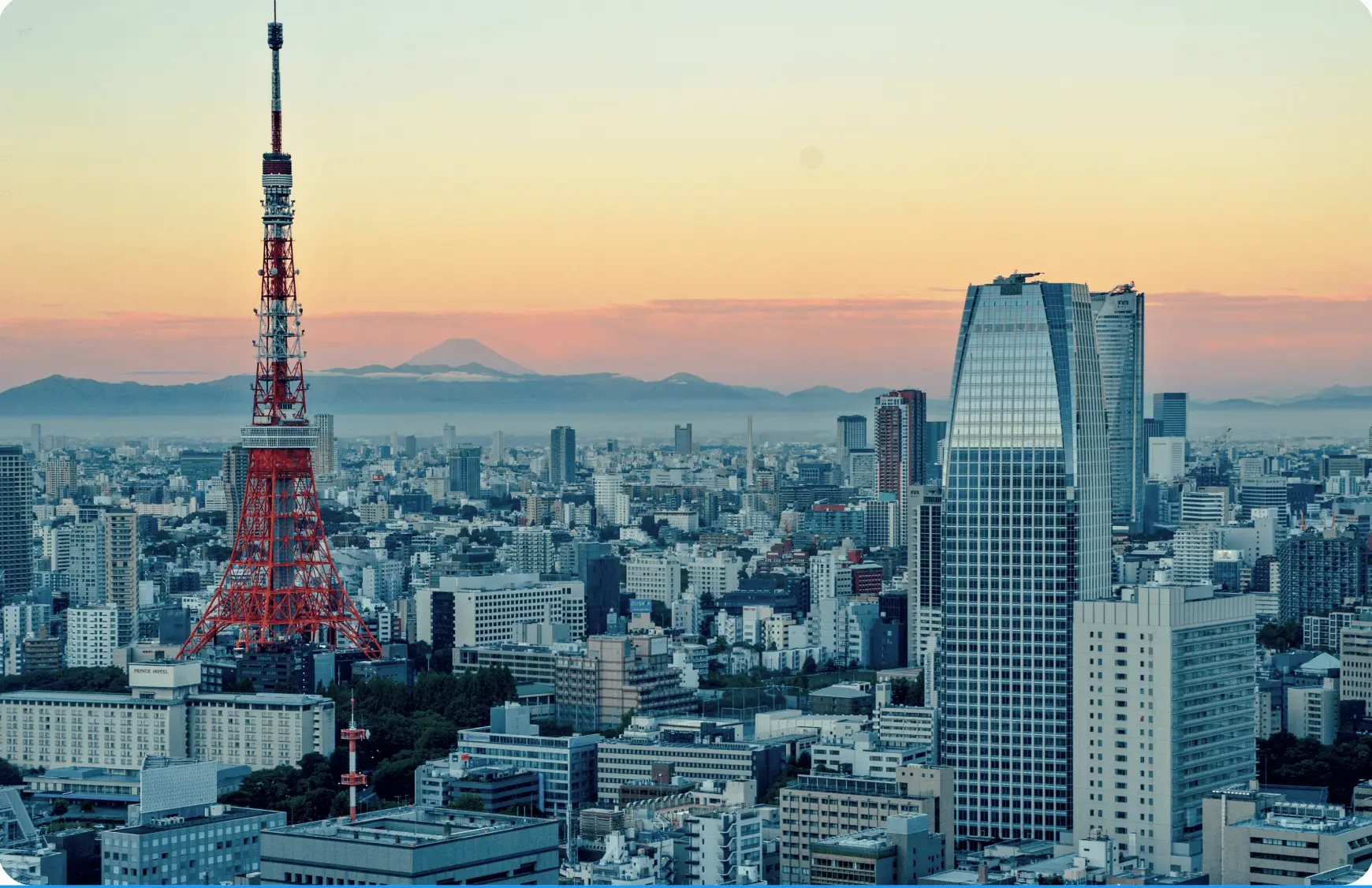 Tokyo Tower at sunset